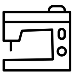 Canvas Print - Machine Sew Tool Line Icon