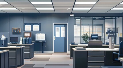 Wall Mural - Modern Office Interior