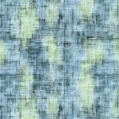 Sticker - Abstract Seamless Pattern, Blue and Green Woven Texture, Grunge Background