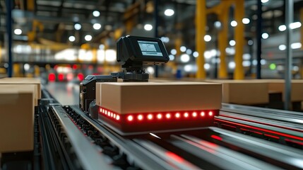 Poster - Automated Package Sorting System with Robotic Arm and Conveyor Belt