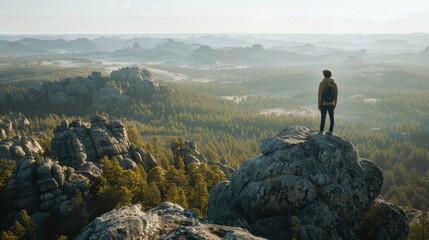 Adventurer Exploring Black Hills