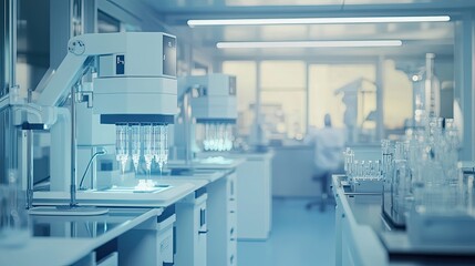 Poster - Laboratory Automation System with Multiple Pipettes and Glassware