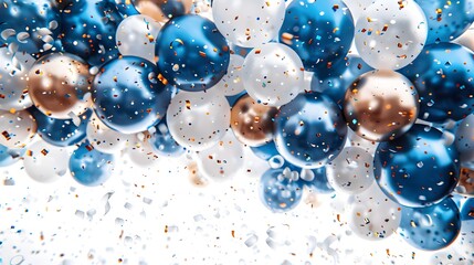 Wall Mural - celebratory balloons for birthdays add a festive touch.