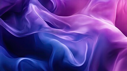 Poster - A fluid, abstract background with flowing lines in shades of purple and blue, creating a sense of motion.