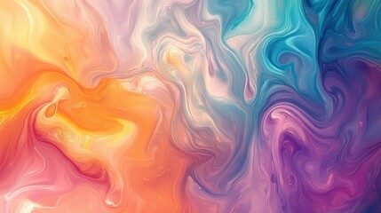 Poster - A liquid abstract background with swirling colors and a marble-like texture.
