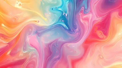 Poster - A liquid abstract background with swirling colors and a marble-like texture.