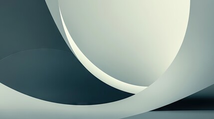 Poster - A minimalist abstract background with clean lines and simple shapes in a monochromatic color scheme.