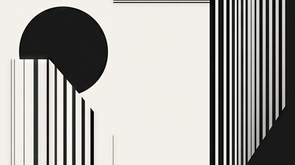 Poster - A minimalist abstract background with clean lines and simple shapes in a monochromatic color scheme.