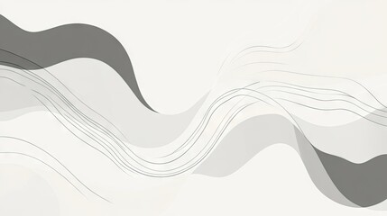 Poster - A minimalist abstract background with clean lines and simple shapes in a monochromatic color scheme.