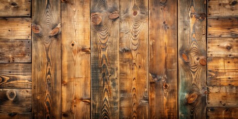 Aufkleber - Rustic wooden background with weathered texture and space for text or design