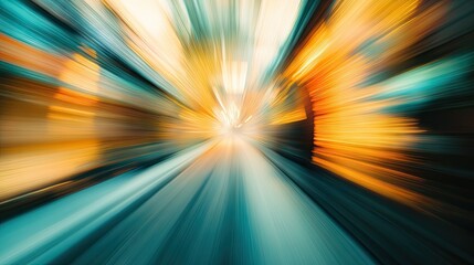 Poster - Abstract background with a radial blur effect, creating a sense of depth and movement.