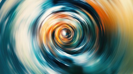 Poster - Abstract background with a radial blur effect, creating a sense of depth and movement.
