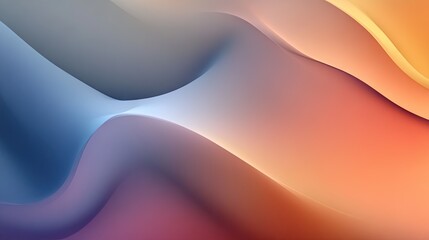 Poster - Abstract background with a smooth, gradient effect, transitioning from warm to cool colors. -