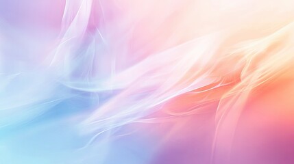 Poster - Abstract background with a soft, blurred effect, featuring pastel colors and a dreamy atmosphere.