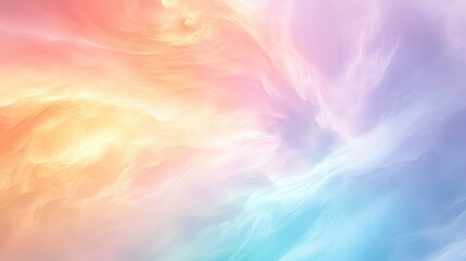Poster - Abstract background with a soft, blurred effect, featuring pastel colors and a dreamy atmosphere.
