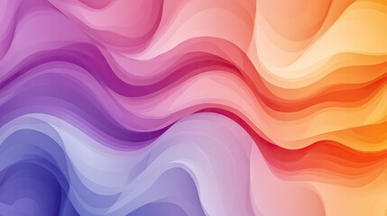 Poster - An abstract background featuring waves of color, blending seamlessly in a gradient pattern.