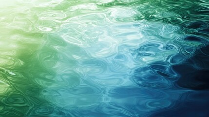 Leinwandbilder - An abstract background with a ripple effect, resembling waves on a pond in shades of blue and green.