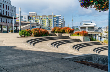 Canvas Print - Tacoma Waterfront Steps