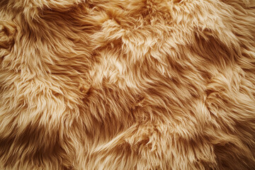 Light Brown fluffy fur fabric wool texture background