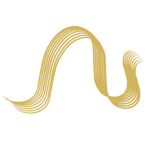 Sticker - Decorative Gold Line 