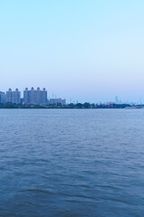 Wall Mural - Tall Buildings in Riverside City on the Pearl River Bank, Guangzhou