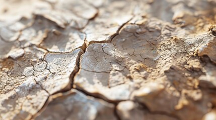 Poster - Macro shot of dry, rough skin surface highlighting dryness and imperfections Close-up photo with clean background