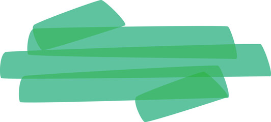 Aufkleber - Simple abstract background with a green transparent shape design