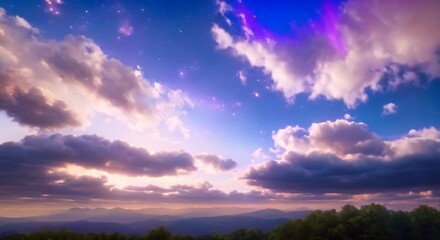 Wall Mural - Sky artwork of the universe