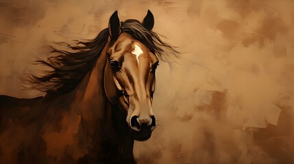 Poster - portrait of a horse