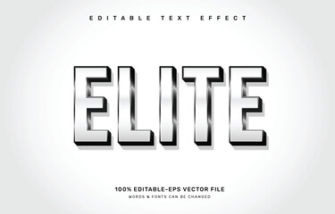elite editable text effect template