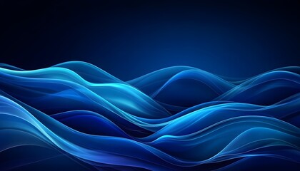 Abstract Blue Waves