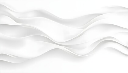 Wall Mural - Abstract White Waves Background