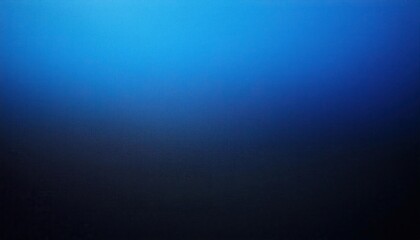 Poster - Abstract Gradient Texture of Deep Blue to Black Transition with Fine Grainy Surface, Representing a Calm and Mysterious Atmosphere in a Minimalist Background. Banner Poster Concept Wallpaper