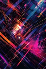 Poster - Aerial lines floating in mid-air