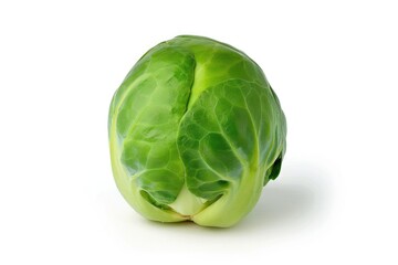 Poster - A detailed view of a green vegetable on a clean white background