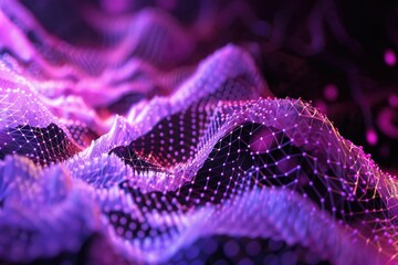Poster - Close-up photo of a piece of cloth with intricate details