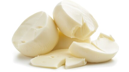 Poster - A pair of cheeses stacked on top of each other