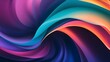 © Kartik - Abstract gradient wave. Gradient background.