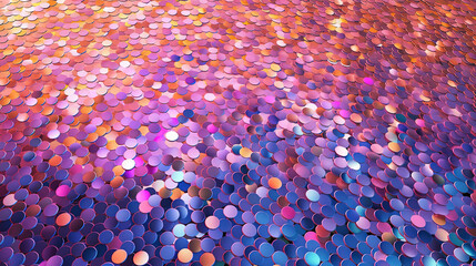 Poster - Abstract glitter background with rainbow colored sparkling particles