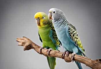 Wall Mural - Two parakeet