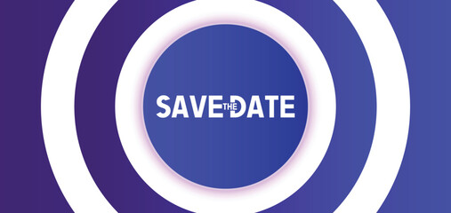 Poster - Save the date banner. Can be used for business, marketing and advertising. logo graphic design of event summit made for Technology and upcoming events.