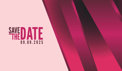 Poster - Save the date banner. Can be used for business, marketing and advertising. logo graphic design of event summit made for Technology and upcoming events.