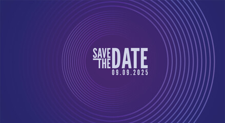 Poster - Save the date banner. Can be used for business, marketing and advertising. logo graphic design of event summit made for Technology and upcoming events.