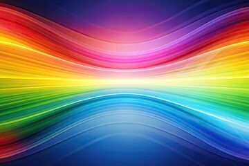 Contemporary abstract background with bold shapes and rainbow gradient