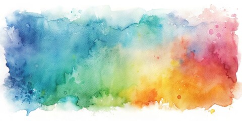 Sticker - Abstract watercolor background with a wet texture minimalist design