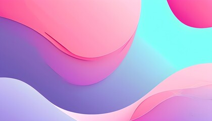 Abstract pink and purple gradient flat wallpaper perfect for design templates