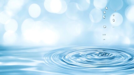 A smooth, flowing water ripple background with a calm, open space for text 