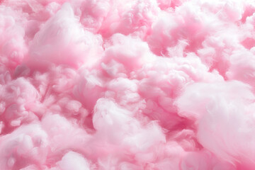 Wall Mural - pink smoke clouds with a pink background. generative ai.,