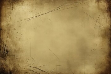 Faded Sepia Grunge Texture with Scratch and Grain Effects