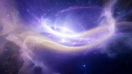 Aufkleber - Travel through space and time with this mesmerizing wormhole image. A bright light shines at the end of the tunnel, illuminating the infinite cosmos